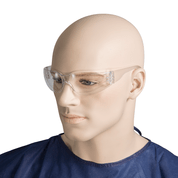 Medium Impact, Hard-Coat, Scratch Resistant Surface Safety Glasses, Clear Lens - AIMS Industrial Supplies
