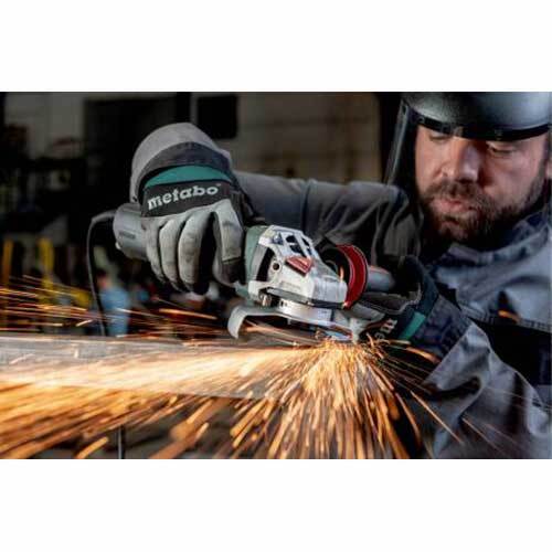 Metabo 1350W Angle Grinder, Safety Clutch Quick Locking Nut - 603627190 - AIMS Industrial Supplies