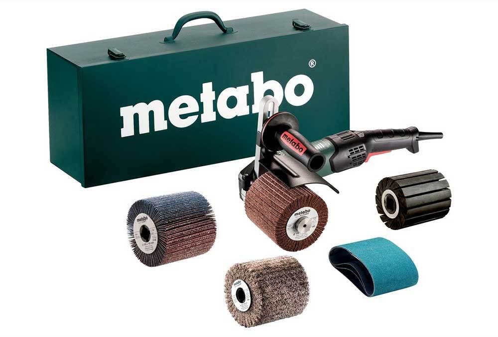Metabo 1700W Rat Tail Burnisher Set 602259500 - AIMS Industrial Supplies