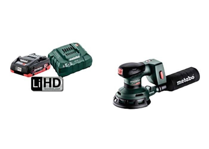 Metabo 18V 125mm 4.0Ah Brushless Random Orbital Sander Kit - AU60014600 - AIMS Industrial Supplies