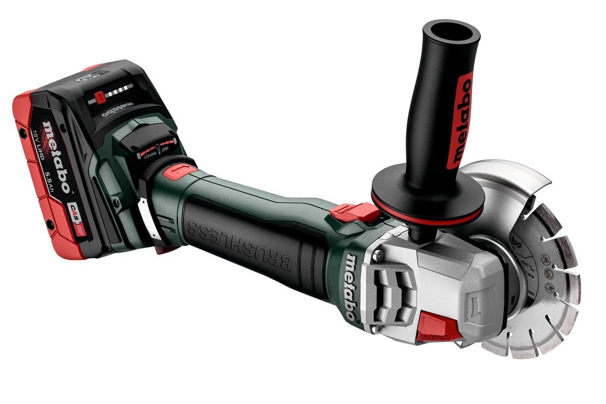 Metabo 18V 125mm Brushless Angle Grinder With Brake (Tool Only) - 613054850 - AIMS Industrial Supplies