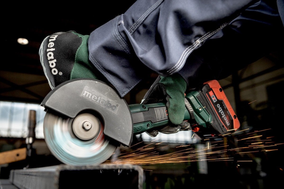 Metabo 18V 125mm Brushless Angle Grinder With Paddle Switch (Tool Only) - 613059850 - AIMS Industrial Supplies