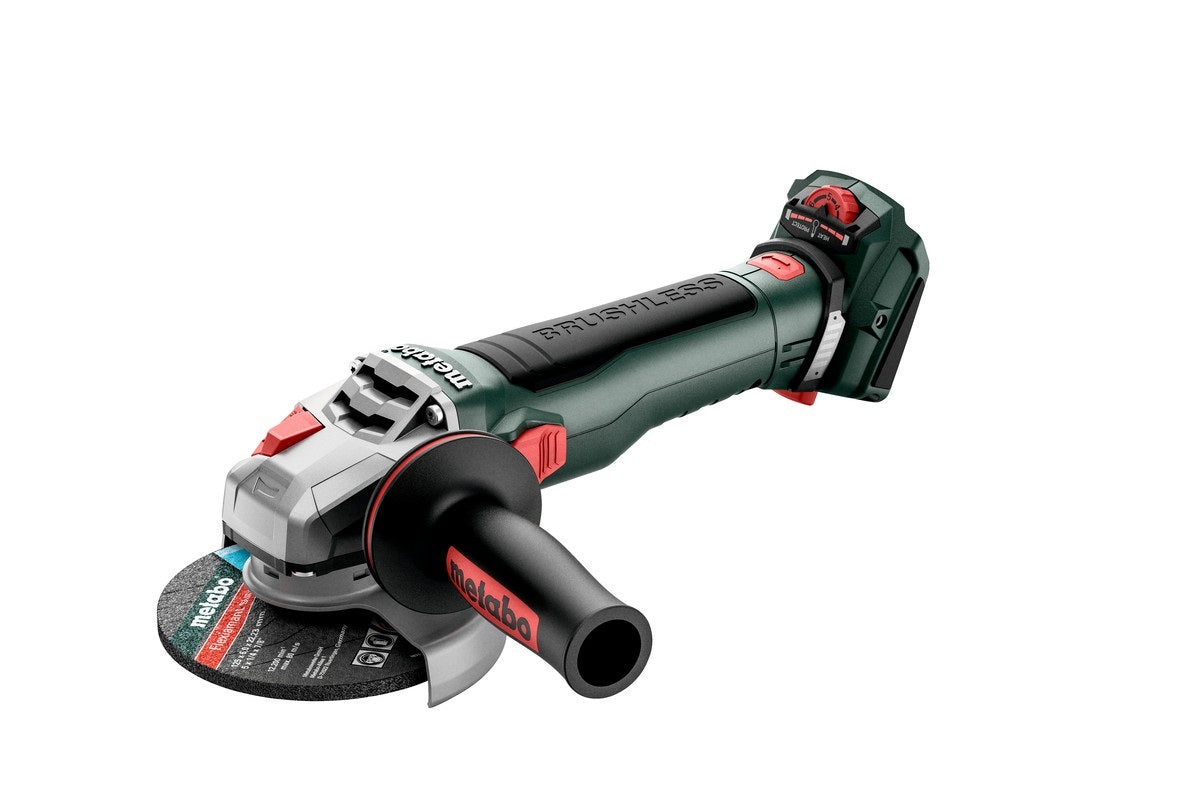 Metabo 18V 125mm Brushless Angle Grinder With Variable Speed (Tool Only) - 6130578501