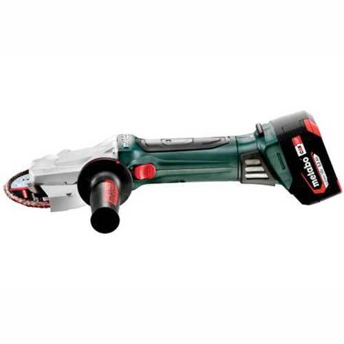 Metabo 18V 125mm Flat Head Angle Grinder With Quick Locking Nut In MetaLoc II Case - Tool Only2