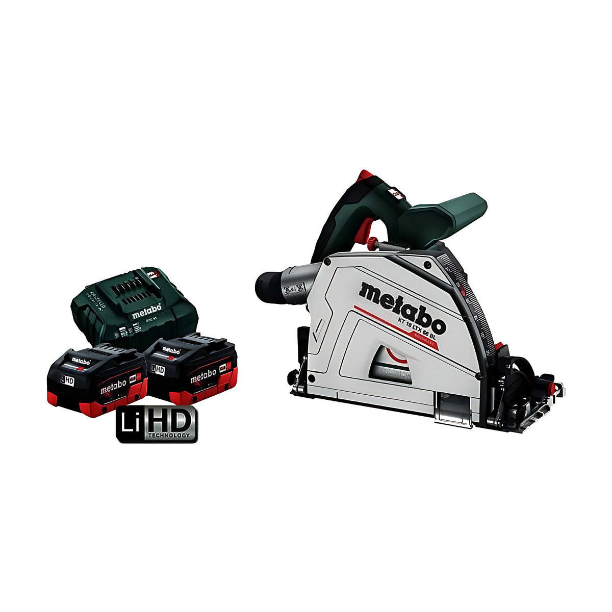 Metabo 18V 165mm Brushless Plunge Circular Saw Kit - AU60186600