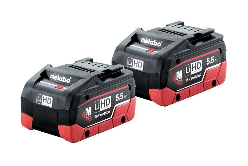 Metabo 18V 5.5 Ah LiHD Twin Battery Pack - AU32102550