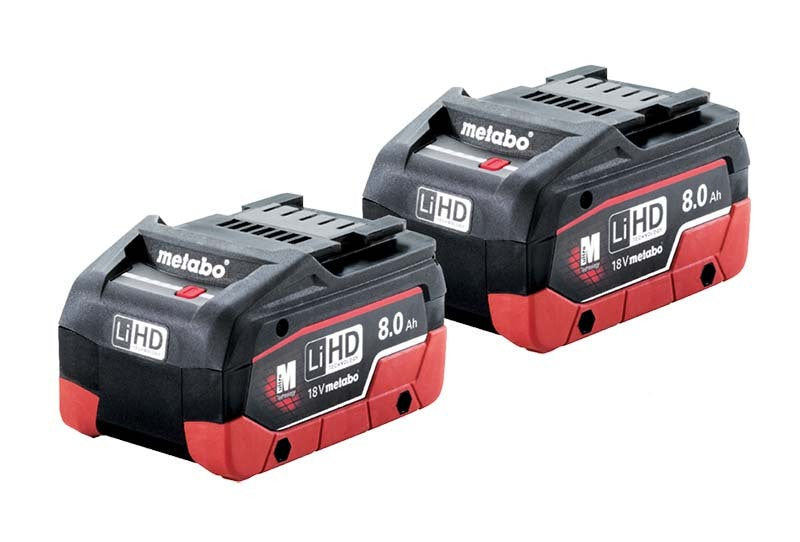 Metabo 18V 8.0 Ah LiHD Twin Battery Pack - AU32102800