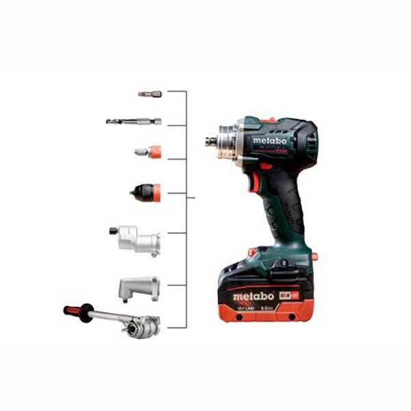 Metabo 18V Brushless Drill/Screwdriver W/ Quick-change Chuck & Anti-Kick-Back - Tool Only2