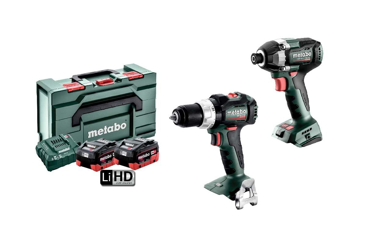 Metabo 18V Brushless Hammer Drill/Impact Driver Kit - AU68203850 - AIMS Industrial Supplies