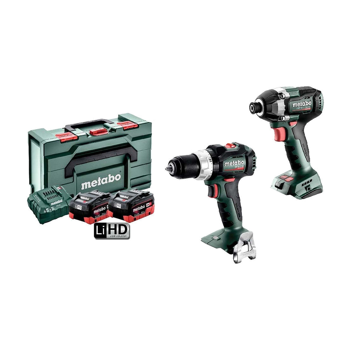 Metabo 18V Brushless Hammer Drill/Impact Driver Kit - AU68203850