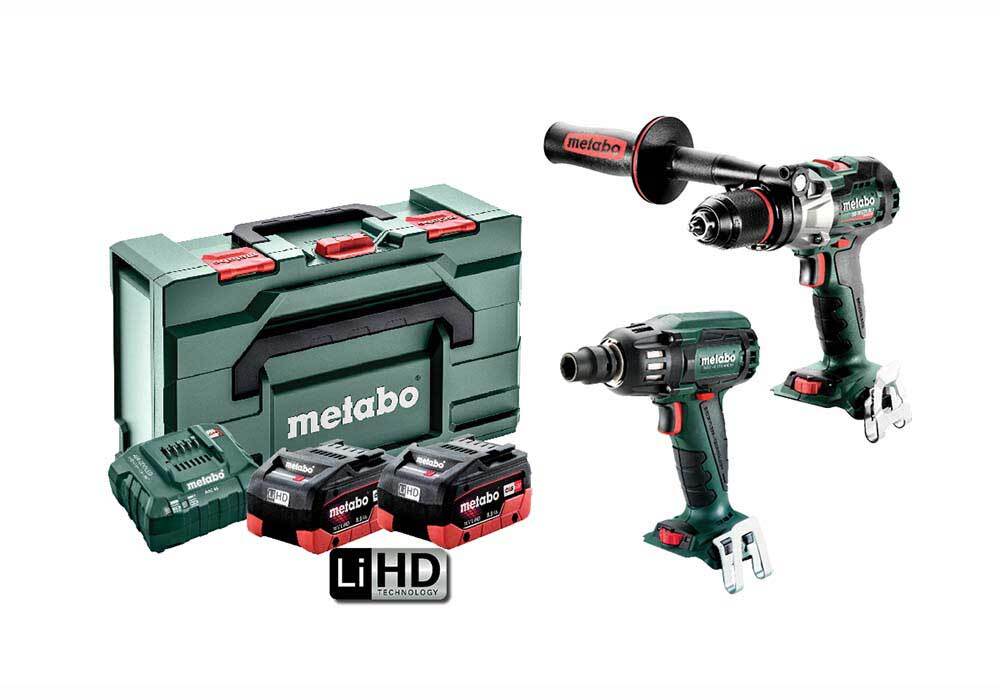 Metabo 18V Brushless LTX Hammer Drill & Impact Wrench Kit - AU68201055