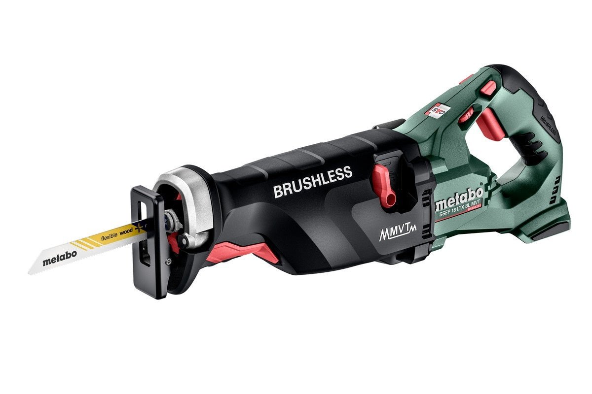 Metabo 18V Cordless Brushless Reciprocating/Sabre Saw With Selectable Pendulum (Tool Only) - AIMS Industrial Supplies