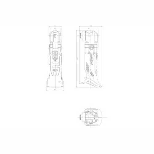 Metabo 18V Cordless Multi-Tool Skin 7000-18000rpm - 613021890 - AIMS Industrial Supplies