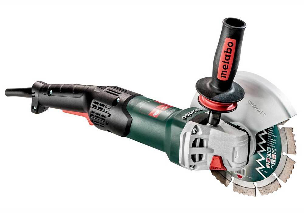 Metabo 601088000 Rat Tail Angle Grinder 180mm, 1900W, Safety Clutch - AIMS Industrial Supplies