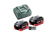 Metabo 8.0 LiHD 145 KIT - LiHD ASC 145 Starter Pack 8Ah & ASC 145 Charger - AIMS Industrial Supplies
