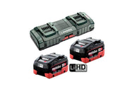 Metabo 8.0 LiHD DUO KIT - LiHD ASC 145 Duo Starter Pack 8Ah & ASC 145 Charger - AIMS Industrial Supplies