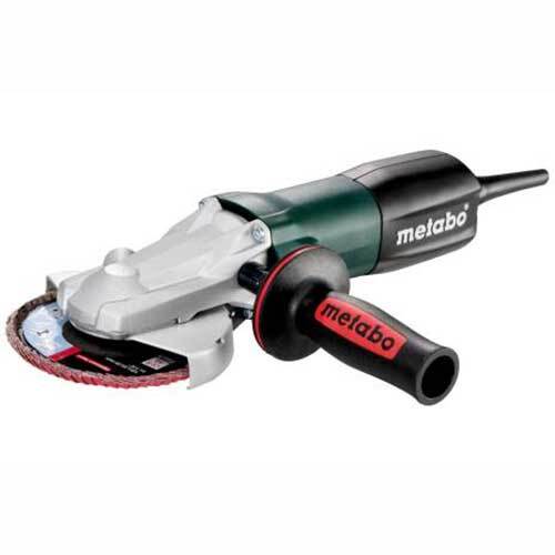 Metabo 900W Flat-Head Angle Grinder, Quick Locking Nut - WEF 9-125 PLUS - AIMS Industrial Supplies