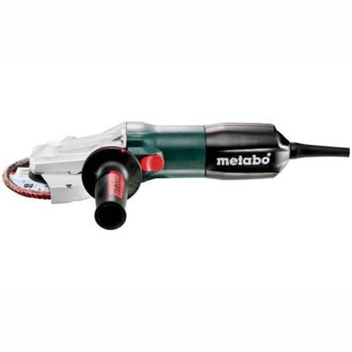 Metabo 900W Flat-Head Angle Grinder, Quick Locking Nut - WEF 9-125 PLUS2