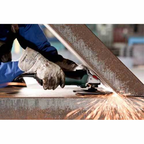 Metabo 900W Flat-Head Angle Grinder, Quick Locking Nut - WEF 9-125 PLUS5