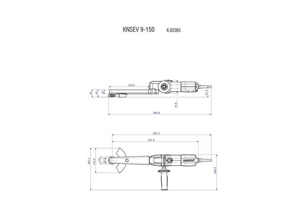 Metabo 950W Fillet Weld Grinder Set 6022655002