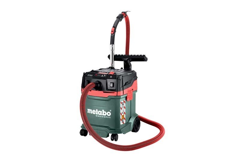 Metabo AS 36 - 18 H 30 PC - CC Cordless Vacuum Cleaner (Tool Only) - AIMS Industrial Supplies