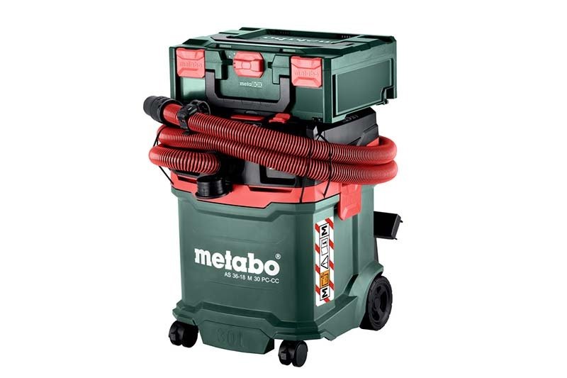 Metabo AS 36 - 18 L 30 PC - CC Cordless Vacuum Cleaner (Tool Only) - AIMS Industrial Supplies