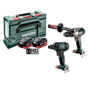 Metabo Brushless Cordless LTX Hammer Drill & Impact Wrench Kit - AIMS Industrial Supplies