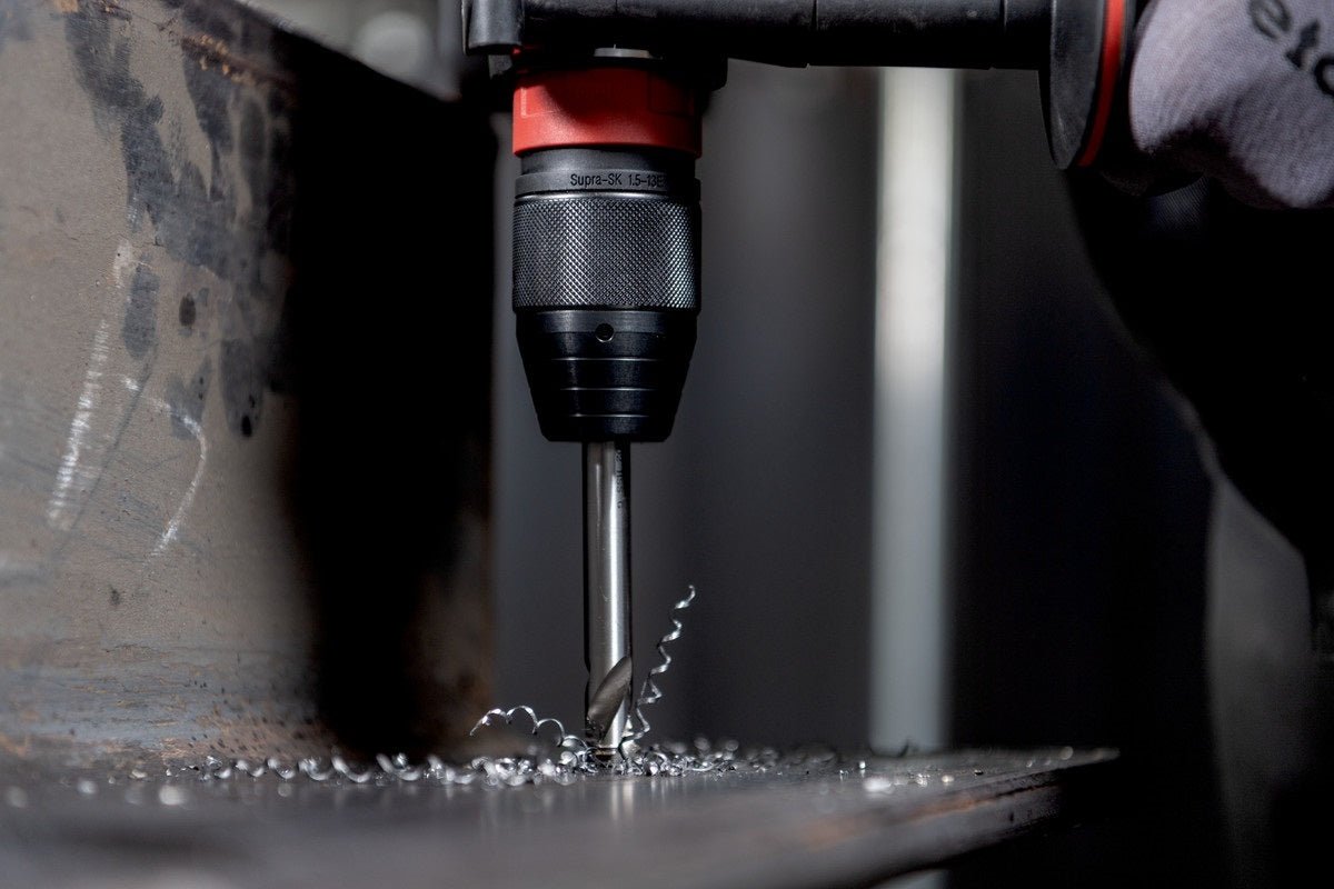 Metabo BS 18 LTX - 3 BL Q I Metal 18V Brushless Drill W/ Anti - Kick - Back & Re - Tensioning Quick Chuck - AIMS Industrial Supplies