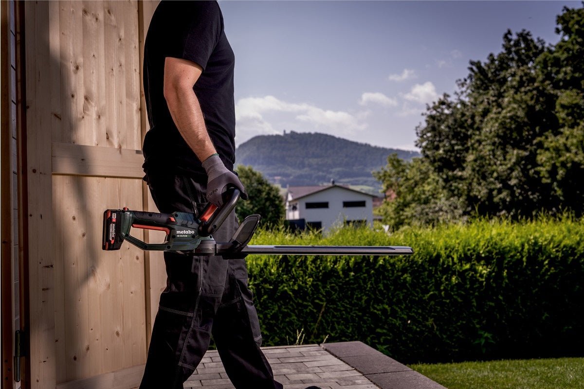 Metabo Cordless Hedge Trimmer With Fast Brake - AIMS Industrial Supplies