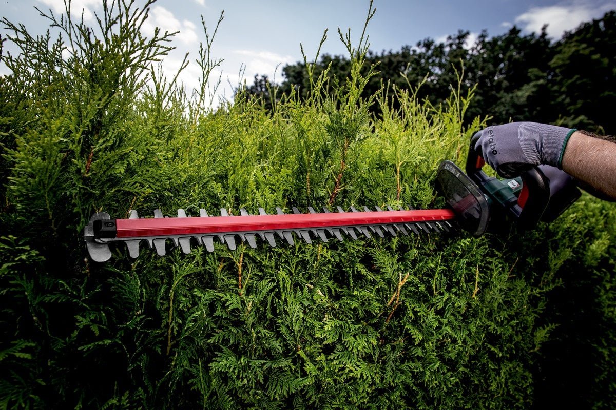 Metabo Cordless Hedge Trimmer With Fast Brake - AIMS Industrial Supplies