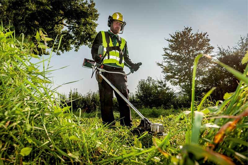 Metabo FSB 36-18 LTX BL 40 Cordless Brushcutter W/ Bike-Handle, 18V (Tool Only) - AIMS Industrial Supplies