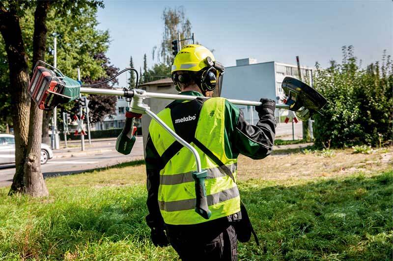 Metabo FSB 36-18 LTX BL 40 Cordless Brushcutter W/ Bike-Handle, 18V (Tool Only) - AIMS Industrial Supplies