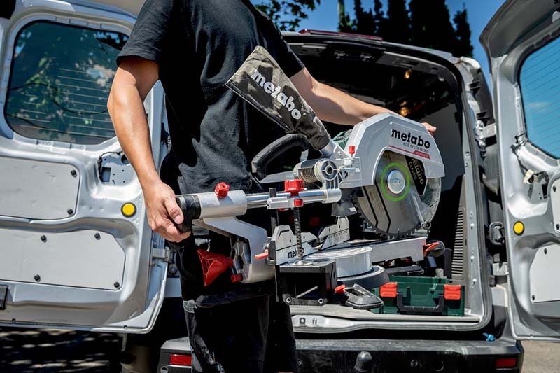 Metabo KGS 18 LTX BL 305 - 18V Cordless Mitre Saw - Tool Only - AIMS Industrial Supplies
