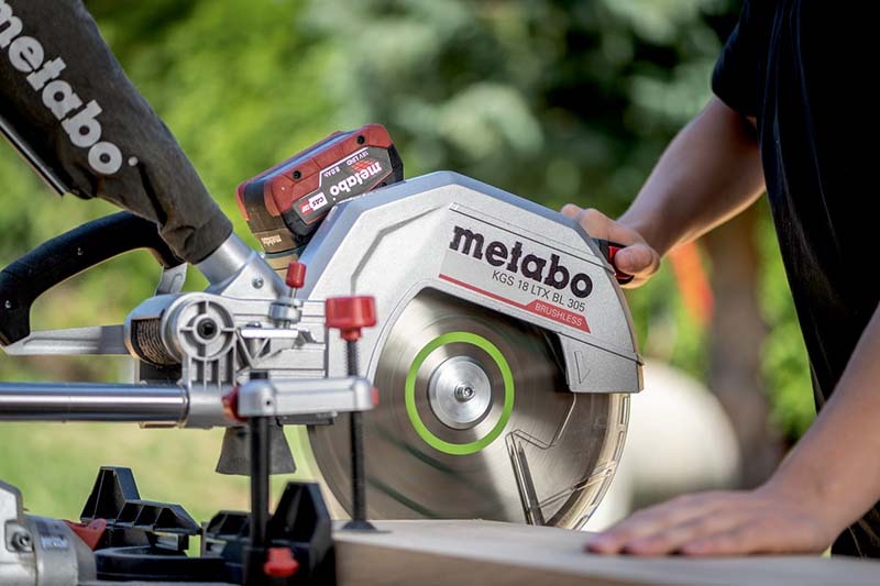 Metabo KGS 18 LTX BL 305 - 18V Cordless Mitre Saw - Tool Only4