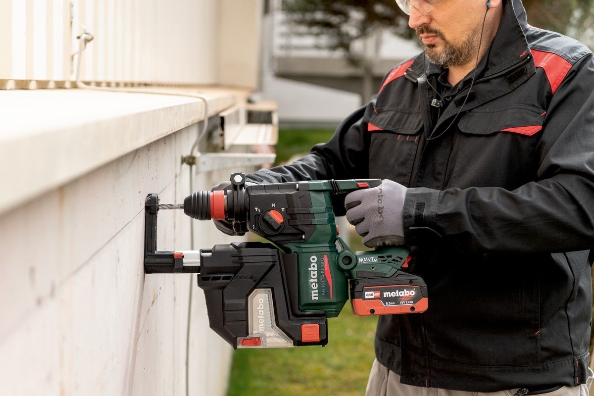 Metabo KH 18 LTX BL 28 Q 18V Cordless Rotary Hammer Drill 3 Mode With Quick Chuck (Tool Only) - AIMS Industrial Supplies