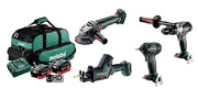 Metabo MET18BL4SB2HD5.5EQ 18V 5.5Ah Cordless Brushless 4 Piece Kit - AU684027501