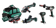 Metabo MET18BL4SB2HD5.5EQ 18V 5.5Ah Cordless Brushless 4 Piece Kit - AU68402750 - AIMS Industrial Supplies