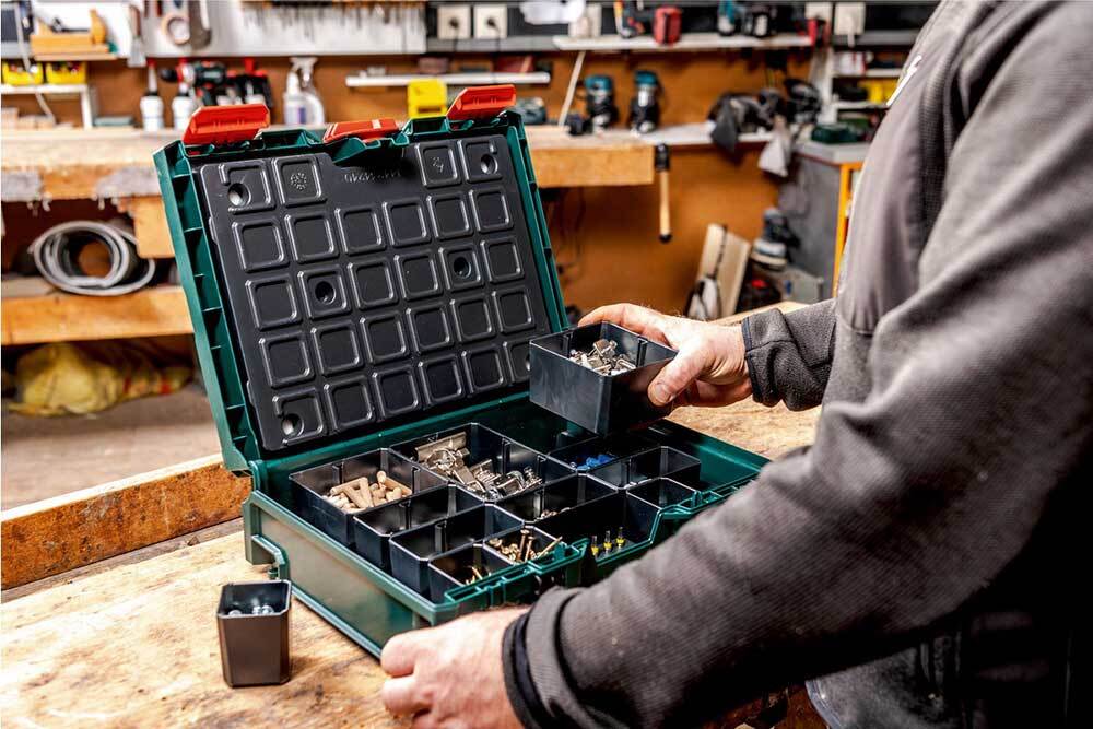Metabo metaBOX 118 Organiser 12 Sortimo Insertion Boxes 626897000 - AIMS Industrial Supplies