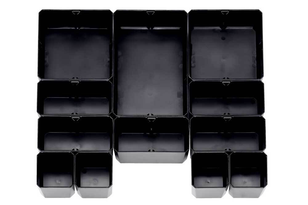 Metabo metaBOX 118 Organiser 12 Sortimo Insertion Boxes 6268970002