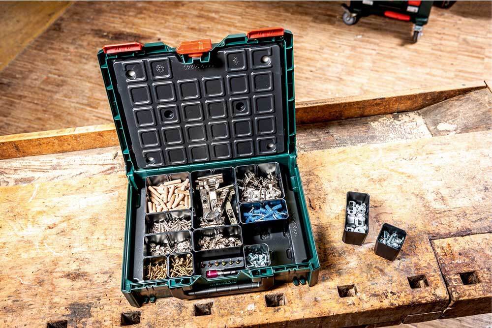 Metabo metaBOX 118 Organiser 12 Sortimo Insertion Boxes 6268970005