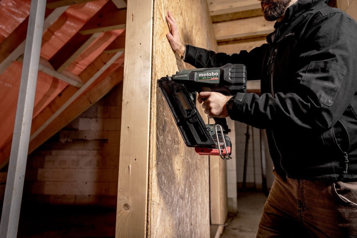 Metabo NFR 18 LTX 90 BL 18V Brushless Framing Nailer 50 - 90mm - Tool Only - AIMS Industrial Supplies