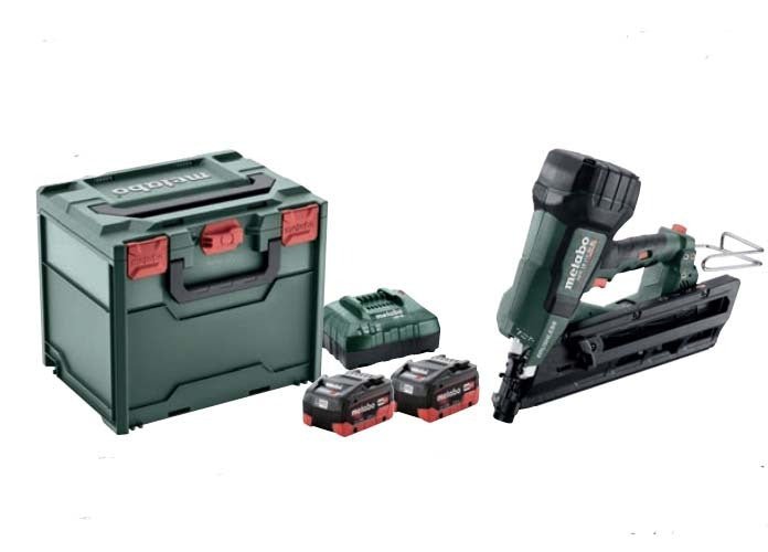 Metabo NFR 18 LTX 90 BL MB 5.5 K 18V Brushless Framing Nailer 50 - 90mm Kit - AIMS Industrial Supplies