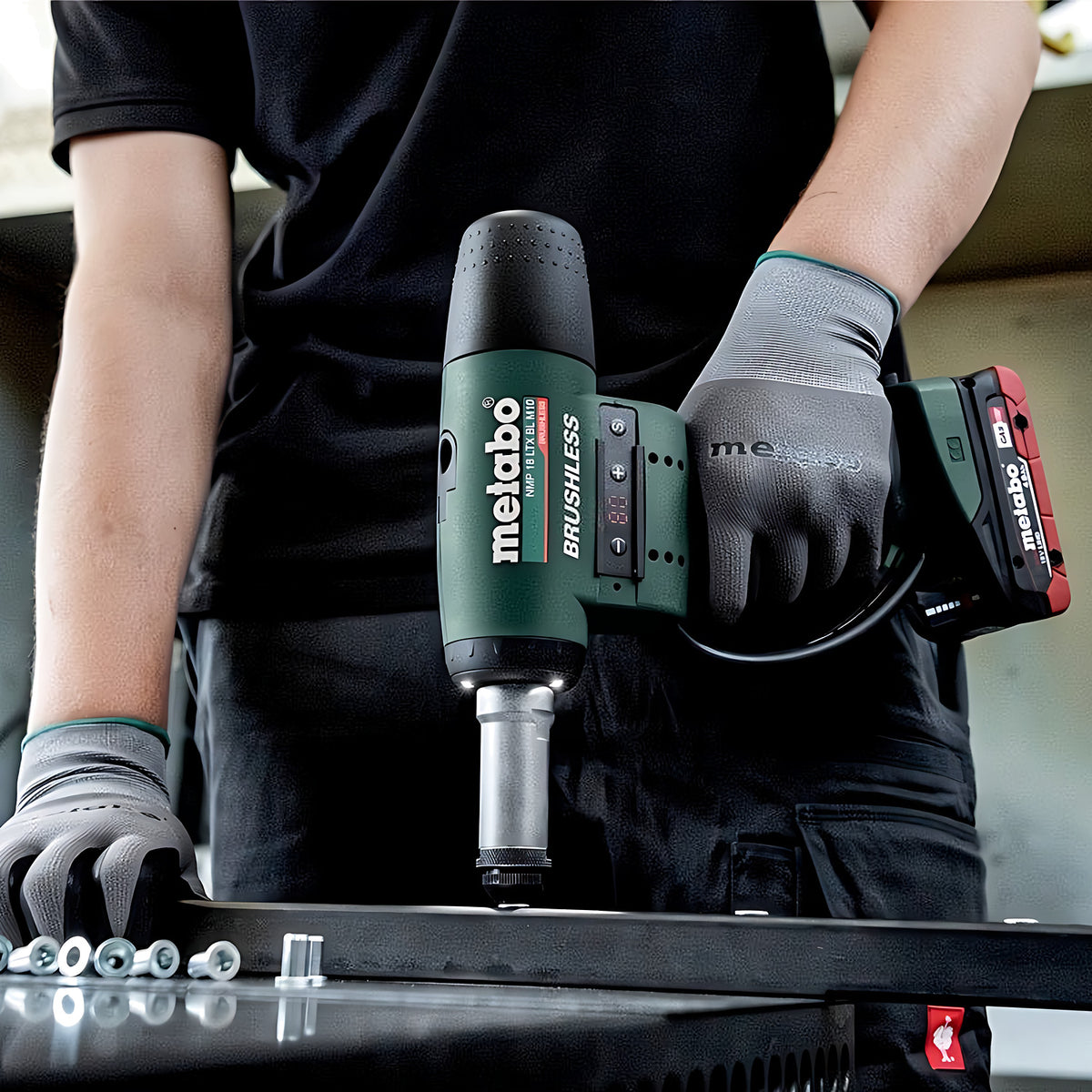 Metabo NMP 18 LTX BL M10 18V Cordless Blind Rivet Nut Gun (Tool Only) - 601788840