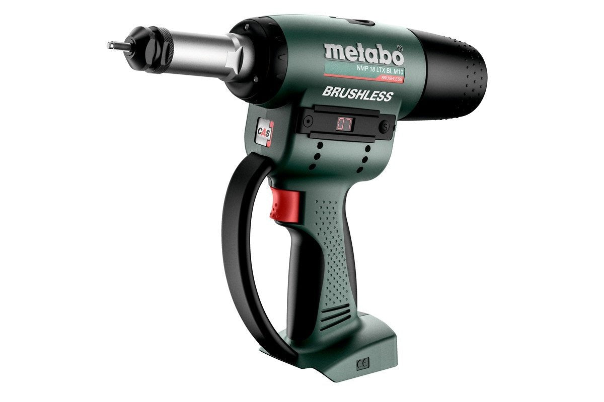 Metabo NMP 18 LTX BL M10 18V Cordless Blind Rivet Nut Gun (Tool Only) - 601788840 - AIMS Industrial Supplies