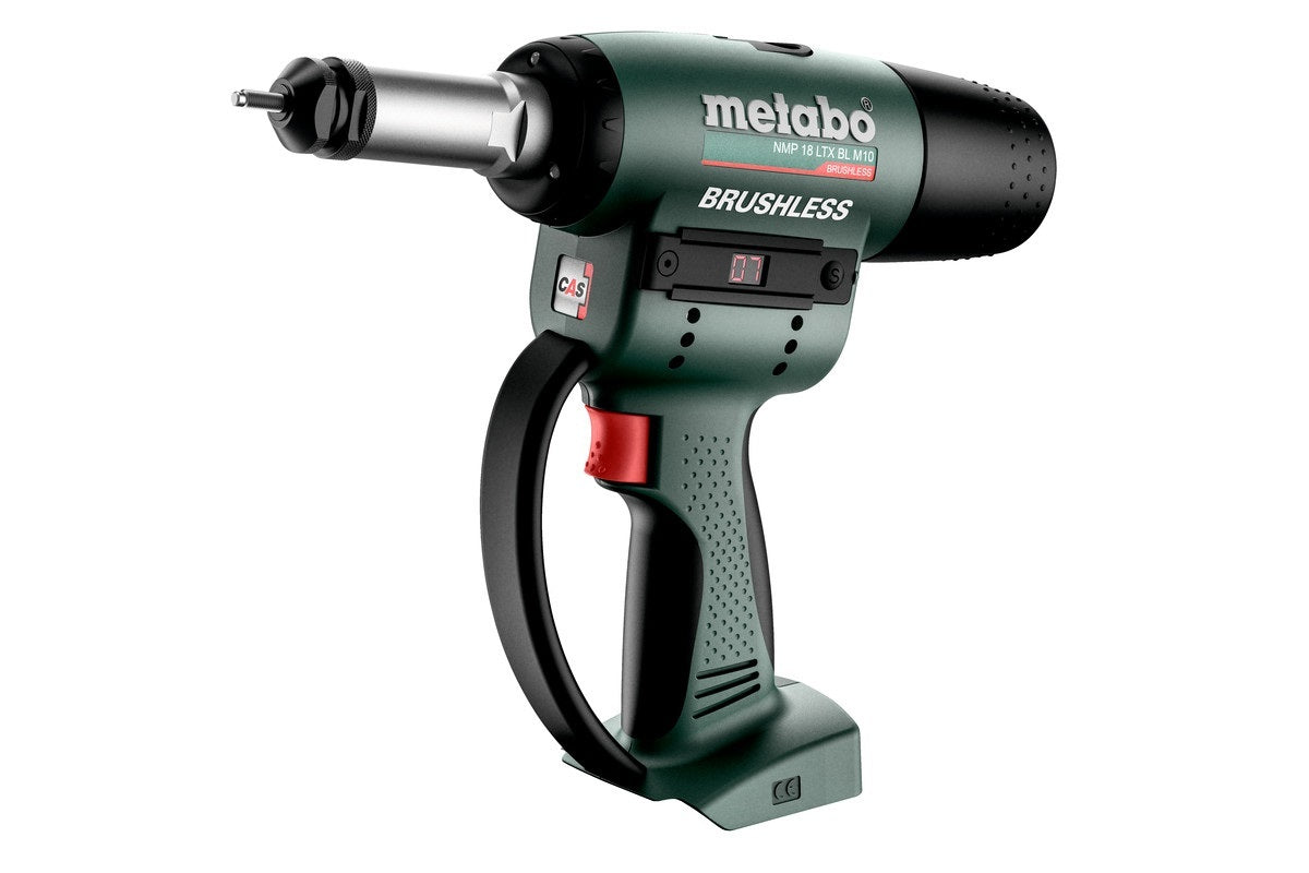 Metabo NMP 18 LTX BL M10 18V Cordless Blind Rivet Nut Gun (Tool Only) - 6017888401