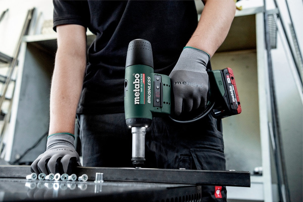 Metabo NMP 18 LTX BL M10 18V Cordless Blind Rivet Nut Gun (Tool Only) - 6017888406