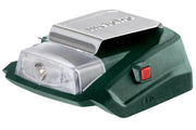 Metabo PA 14.4-18 LED-USB 14.4/18V Power Adapter with 12V Connection - AIMS Industrial Supplies