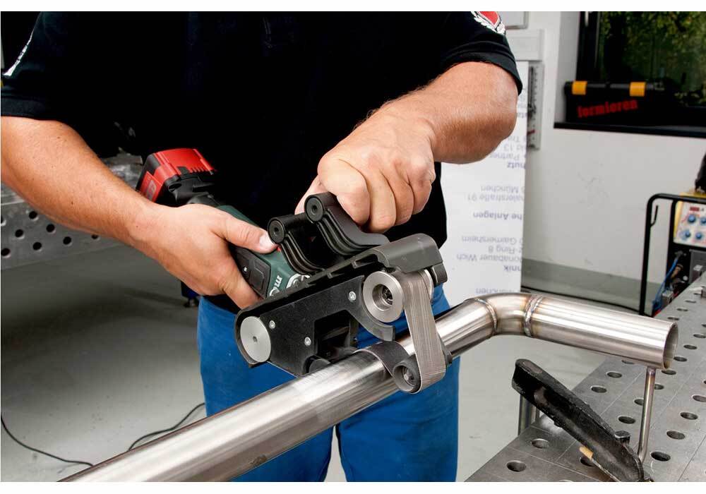 Metabo RB 18 LTX 60 Cordless Pipe Belt Sander, 18V (Tool Only) - 6001928502