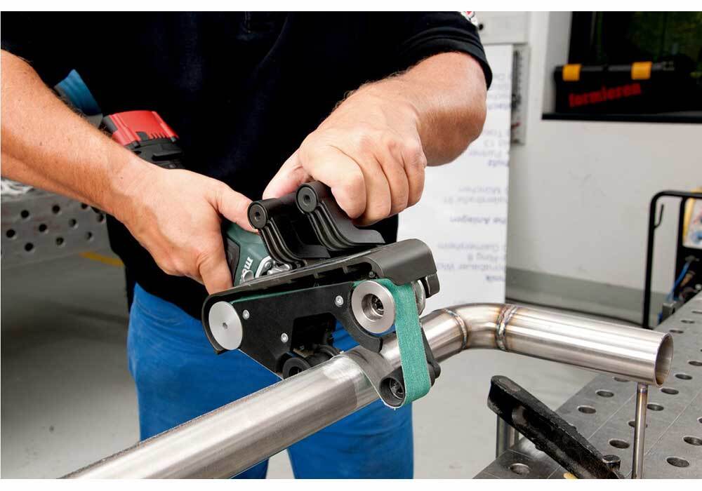 Metabo RB 18 LTX 60 Cordless Pipe Belt Sander, 18V (Tool Only) - 6001928503