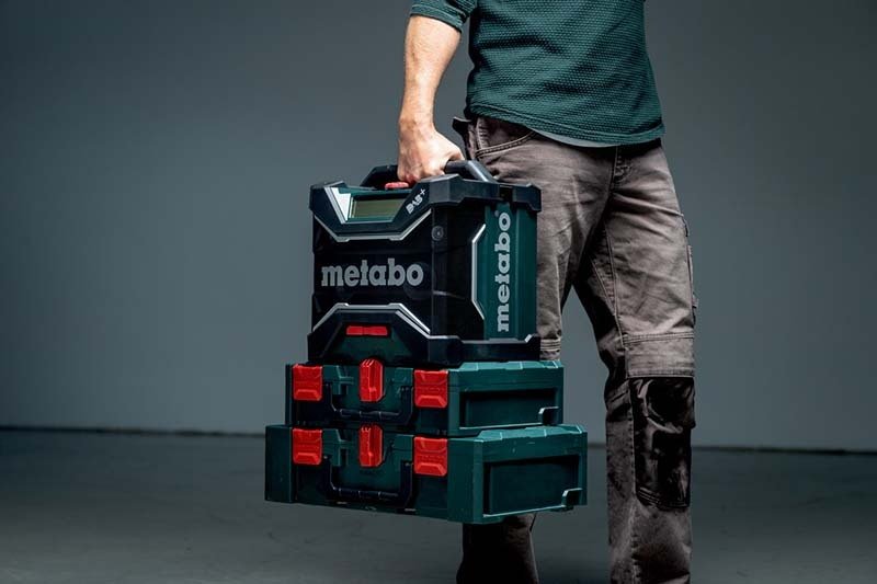 Metabo RC 12 - 18 32W BT DAB+ Cordless Worksite Radio (Tool Only) - AIMS Industrial Supplies
